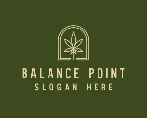 Marijuana Leaf Dispensary logo design