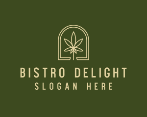 Marijuana Leaf Dispensary logo design