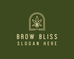 Marijuana Leaf Dispensary logo design