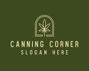 Marijuana Leaf Dispensary logo design