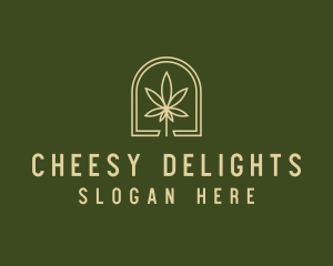 Marijuana Leaf Dispensary logo design