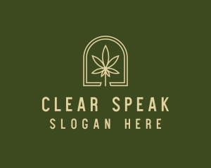 Marijuana Leaf Dispensary logo design