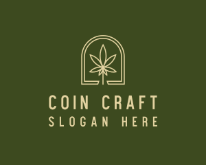 Marijuana Leaf Dispensary logo design