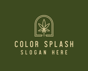 Marijuana Leaf Dispensary logo design