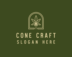 Marijuana Leaf Dispensary logo design