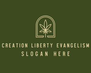 Marijuana Leaf Dispensary logo design