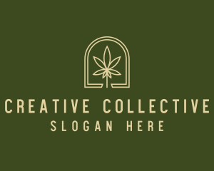 Marijuana Leaf Dispensary logo design