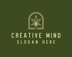 Marijuana Leaf Dispensary logo design