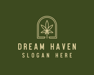 Marijuana Leaf Dispensary logo design