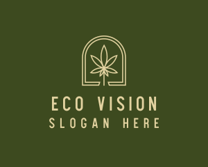 Marijuana Leaf Dispensary logo design