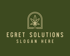 Marijuana Leaf Dispensary logo design