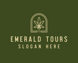 Marijuana Leaf Dispensary logo design