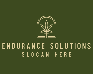 Marijuana Leaf Dispensary logo design