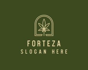 Marijuana Leaf Dispensary logo design