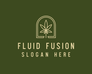 Marijuana Leaf Dispensary logo design