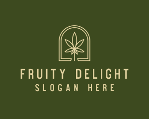 Marijuana Leaf Dispensary logo design