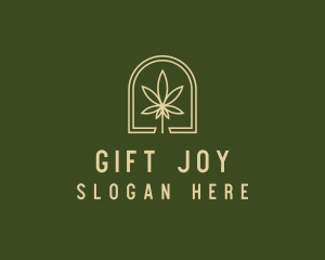 Marijuana Leaf Dispensary logo design