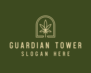 Marijuana Leaf Dispensary logo design