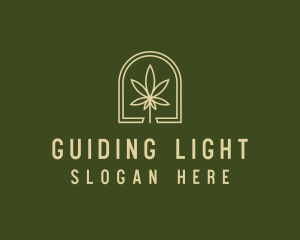 Marijuana Leaf Dispensary logo design