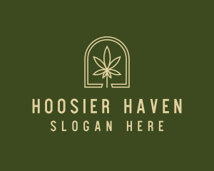 Marijuana Leaf Dispensary logo design