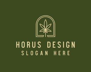 Marijuana Leaf Dispensary logo design