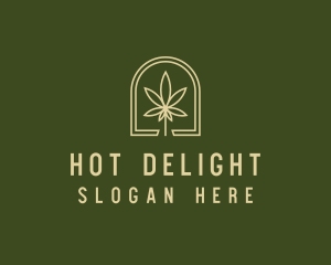 Marijuana Leaf Dispensary logo design