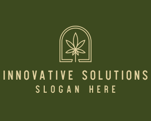 Marijuana Leaf Dispensary logo design