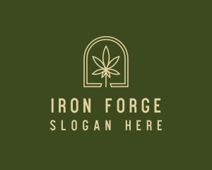 Marijuana Leaf Dispensary logo design