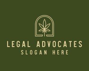 Marijuana Leaf Dispensary logo design