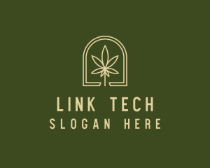 Marijuana Leaf Dispensary logo design