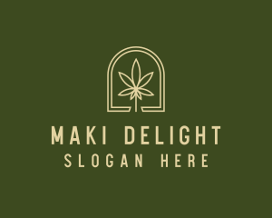 Marijuana Leaf Dispensary logo design