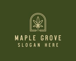 Marijuana Leaf Dispensary logo design