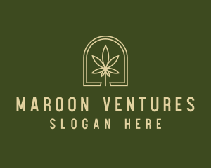 Marijuana Leaf Dispensary logo design