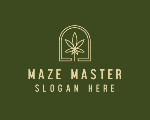 Marijuana Leaf Dispensary logo design