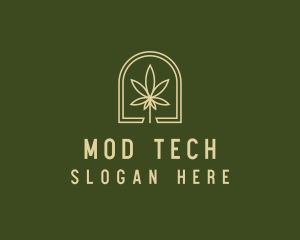 Marijuana Leaf Dispensary logo design