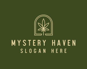 Marijuana Leaf Dispensary logo design