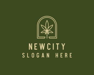 Marijuana Leaf Dispensary logo design