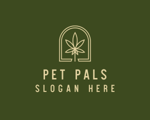 Marijuana Leaf Dispensary logo design