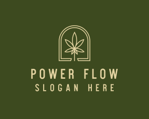 Marijuana Leaf Dispensary logo design