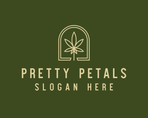 Marijuana Leaf Dispensary logo design