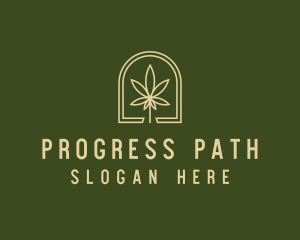 Marijuana Leaf Dispensary logo design