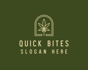 Marijuana Leaf Dispensary logo design