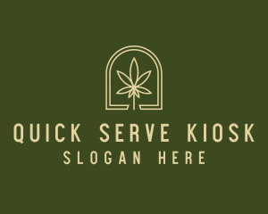 Marijuana Leaf Dispensary logo design