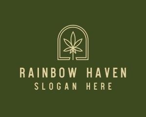 Marijuana Leaf Dispensary logo design