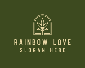 Marijuana Leaf Dispensary logo design