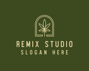 Marijuana Leaf Dispensary logo design