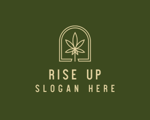 Marijuana Leaf Dispensary logo design