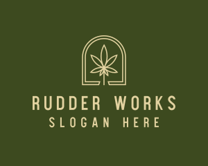 Marijuana Leaf Dispensary logo design