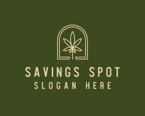 Marijuana Leaf Dispensary logo design