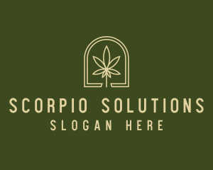 Marijuana Leaf Dispensary logo design